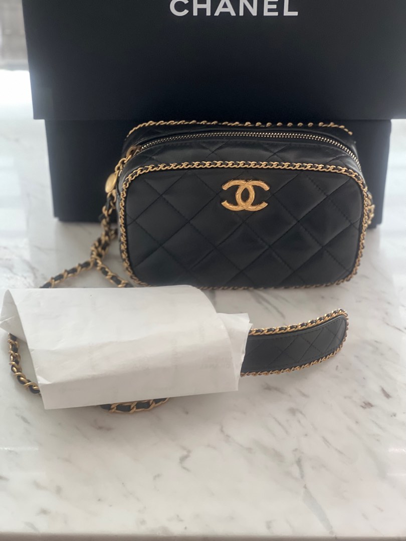 Chanel mini camera bag, Luxury, Bags & Wallets on Carousell