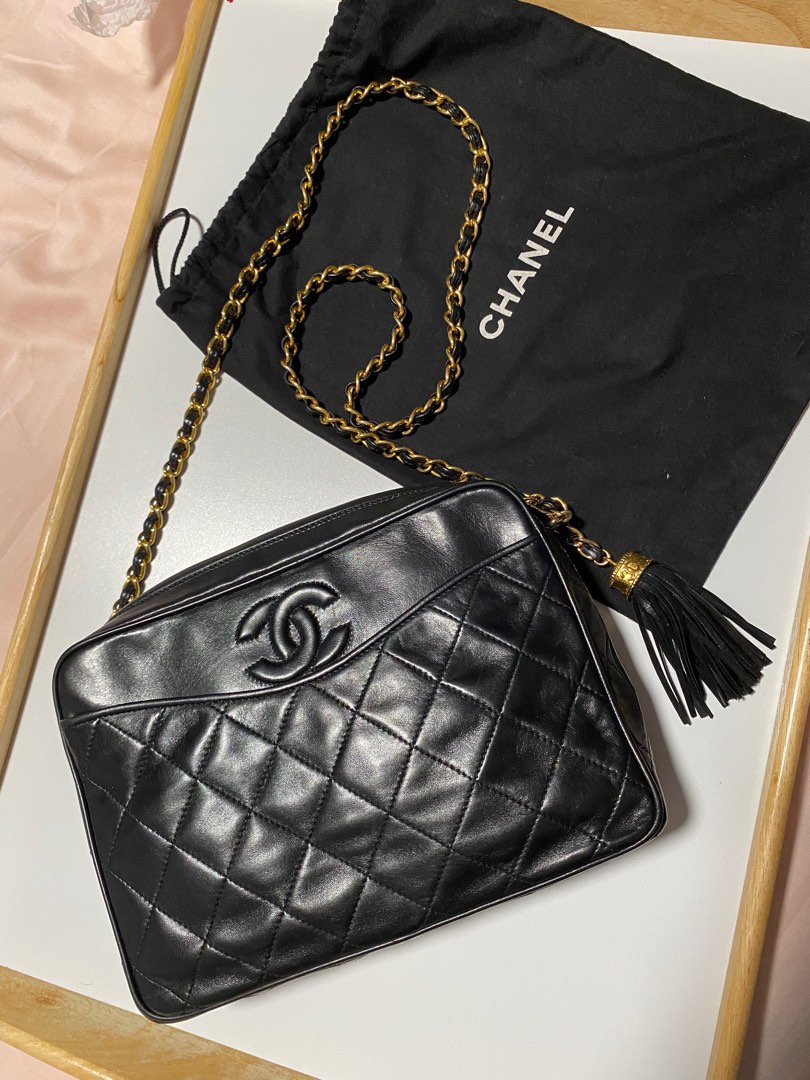 Chanel Vintage Camera Bag, Luxury, Bags & Wallets on Carousell