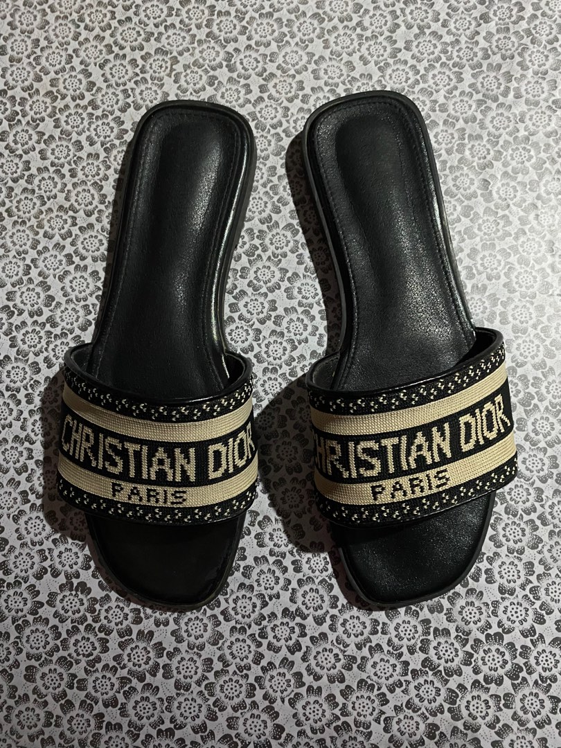 Christian Dior Paris Sandal, Women's Fashion, Footwear, Flats & Sandals ...