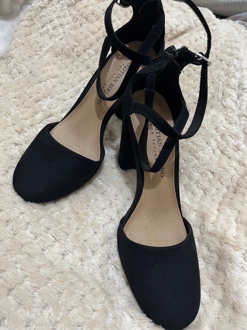 Christian siriano 2025 black heels
