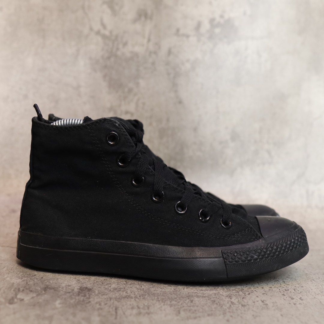 Converse All Star Full Black Fesyen Wanita Sepatu di Carousell