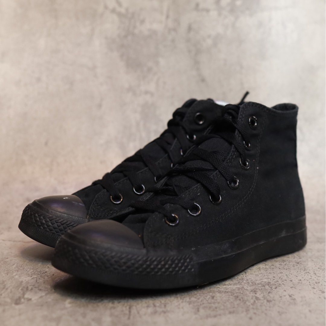 Sepatu all discount star full black