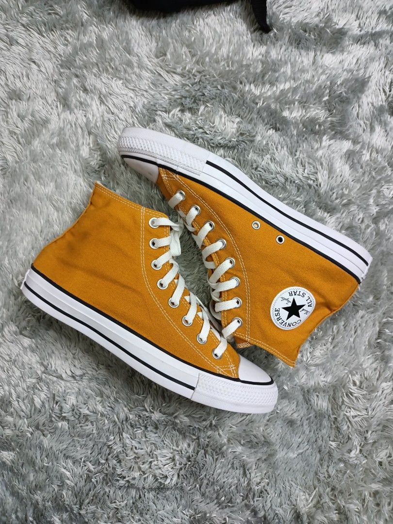 Converse All Star Hi CutYellow Mustard Men s Fashion Footwear