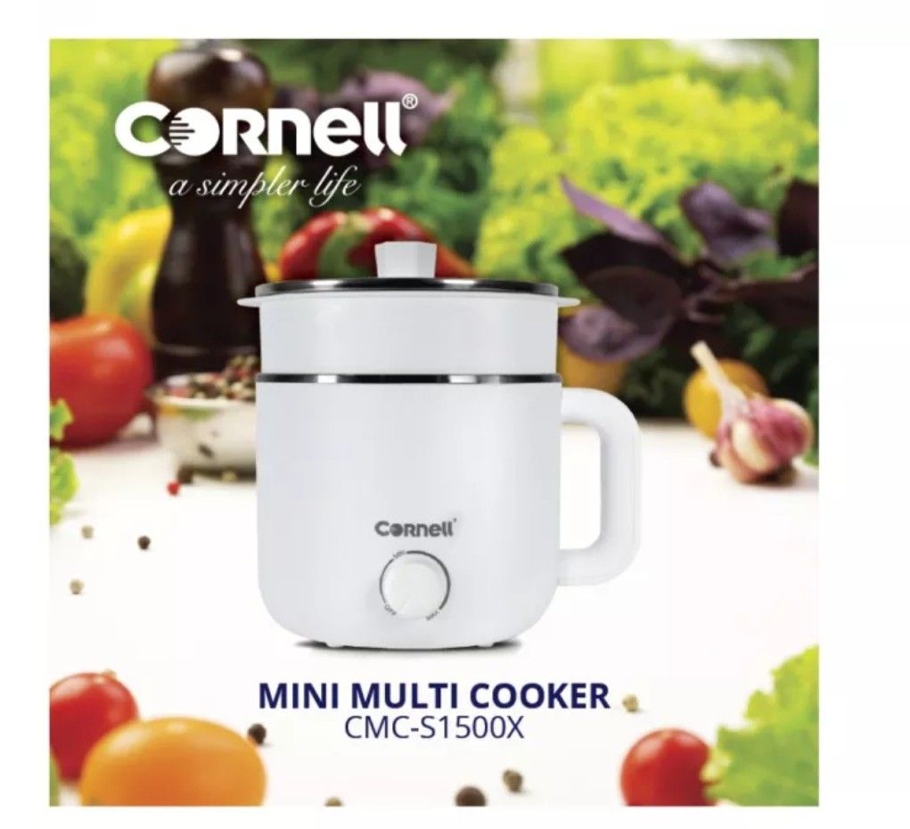 Cornell 1.5L Mini MultiCooker CMCS1500X, Furniture & Home Living