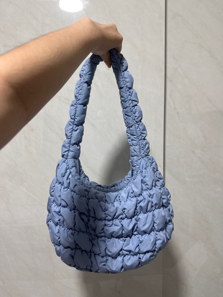 QUILTED MINI BAG - LIGHT BLUE - Bags - COS