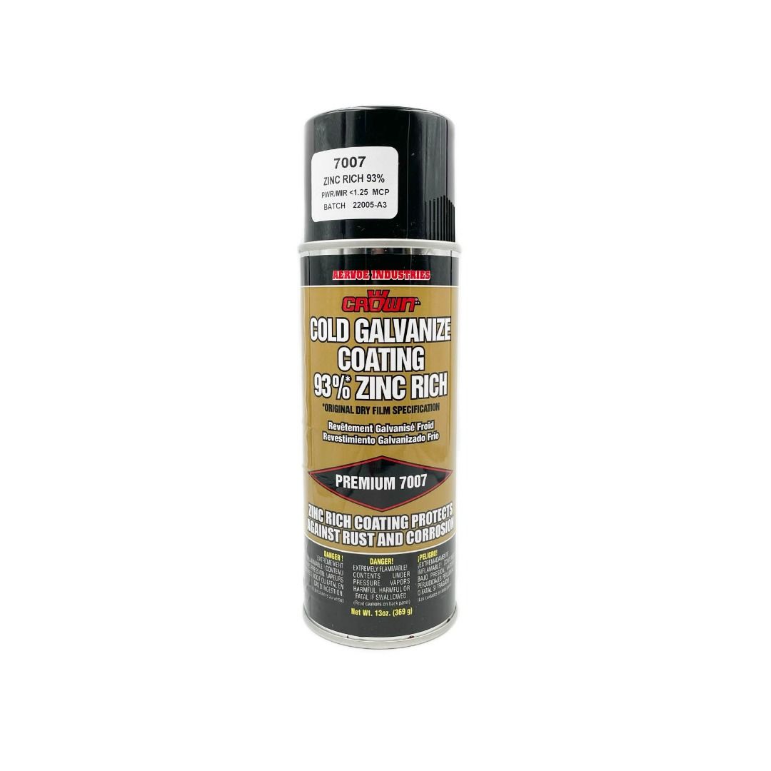 Cold Galvanize Spray Paint Aervoe 7008 13-Ounce 65% Zinc-Rich