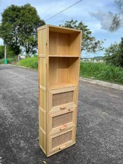 Customised design tall cabinet / coffee nook with solihiya drawers