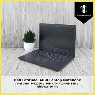 DELL LATITUDE 3480 INTEL CORE I5-6200U 2.3GHZ 8GB RAM 240GB SSD LAPTOP