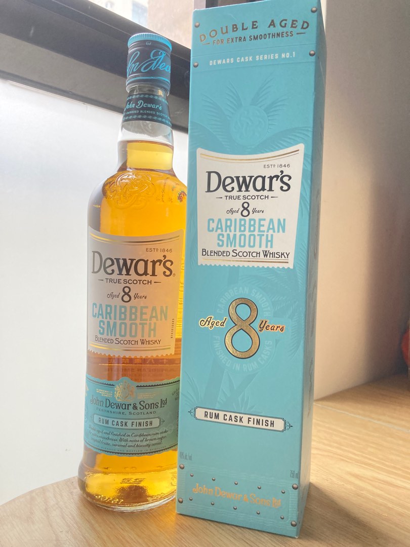 Dewar’s 8 Year Old Caribbean Smooth Rum CasK Finish Blended Scotch ...