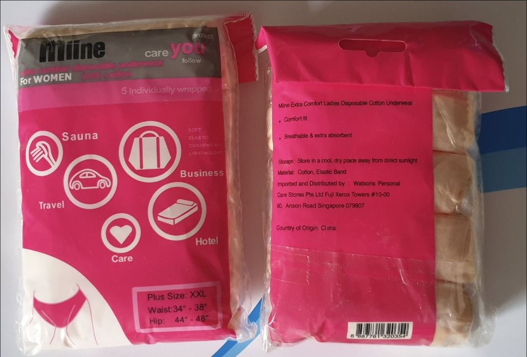 Disposable Panties, Beauty & Personal Care, Bath & Body, Body Care on