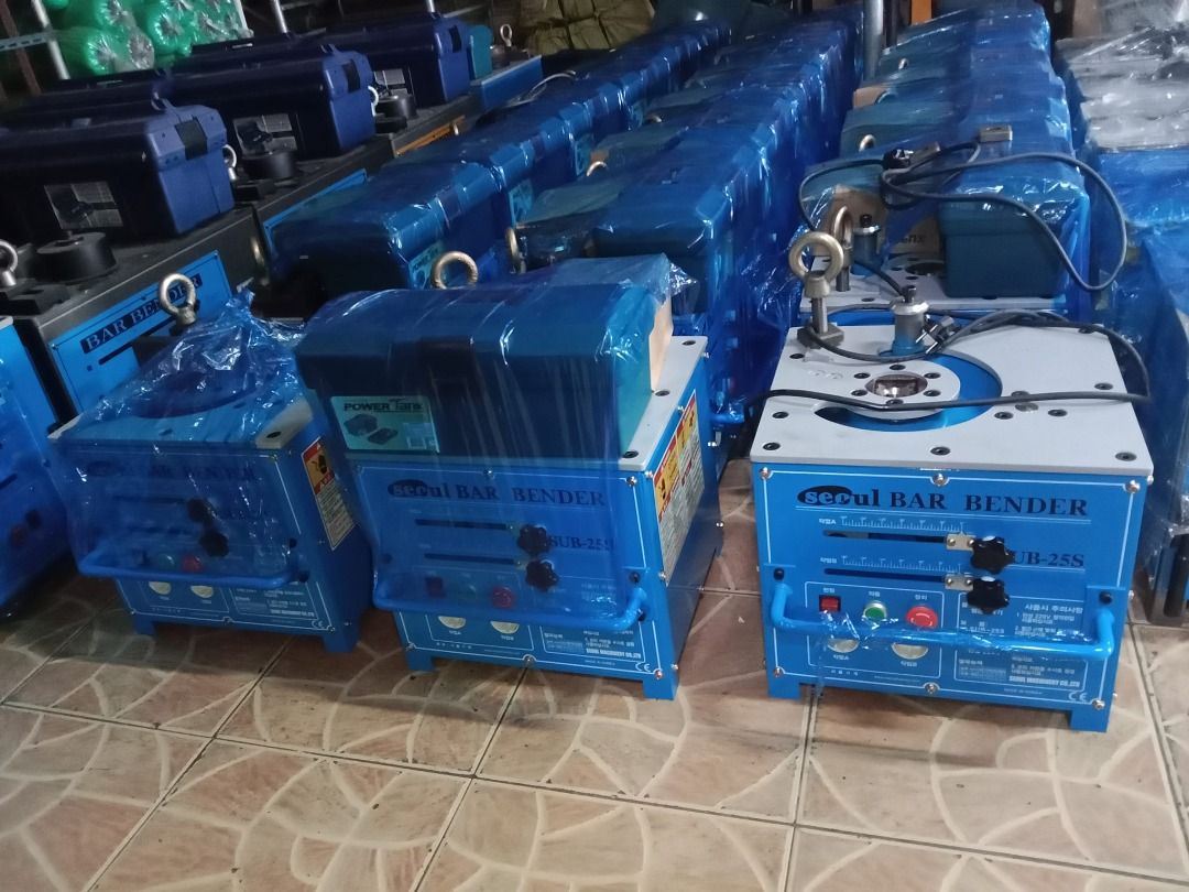 Electric Rebar Bender and Rebar Cutter Direct Importer Korea