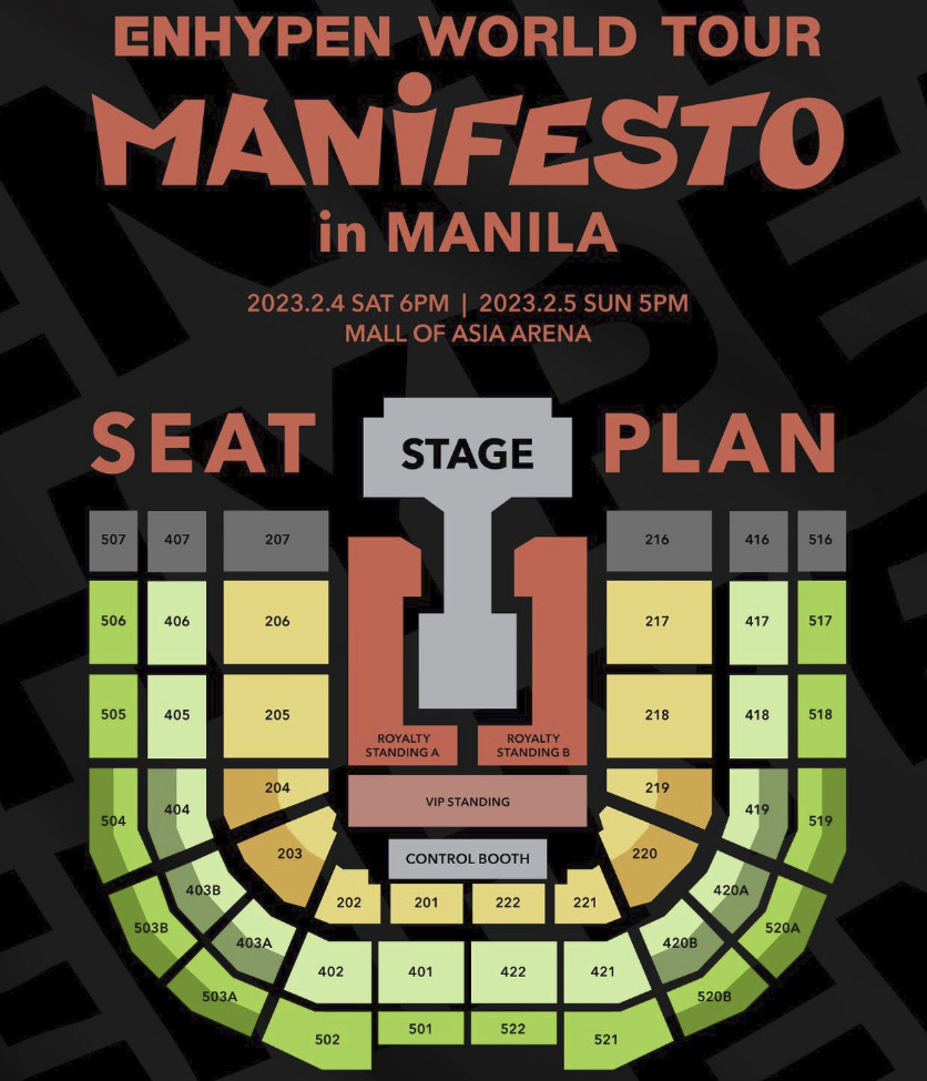 ENHYPEN WORLD TOUR MANIFESTO IN MANILA, Tickets & Vouchers, Event