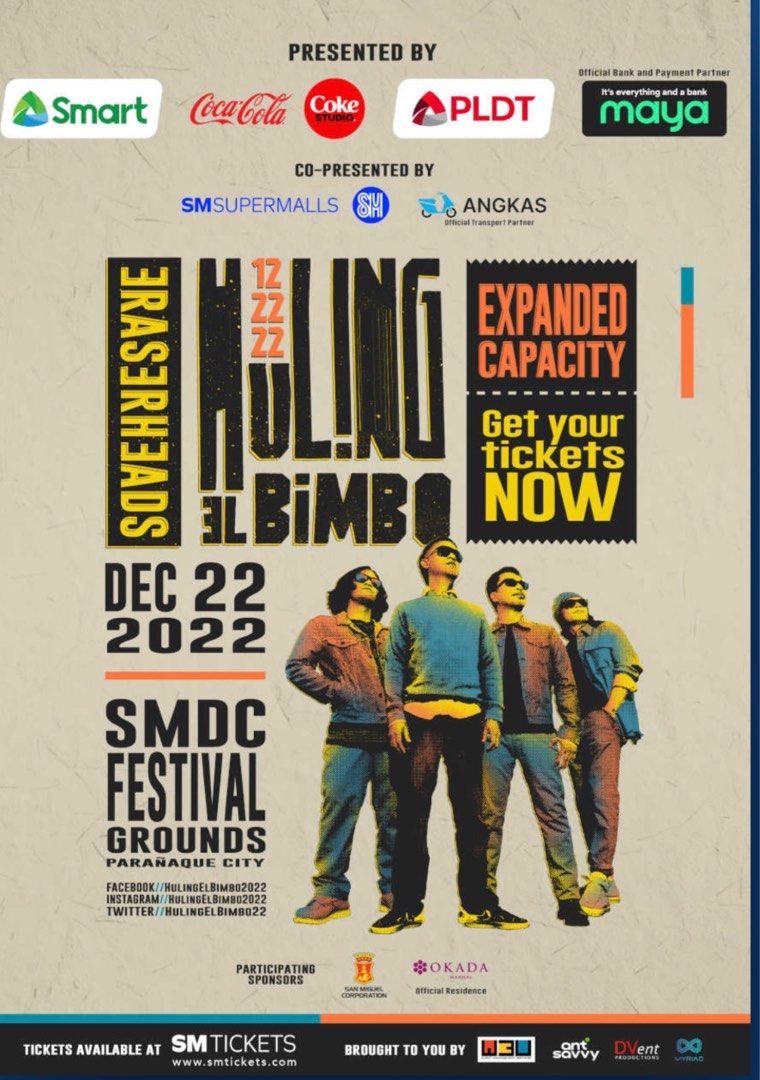 Eraserheads concert platinum ticket, Tickets & Vouchers, Event Tickets