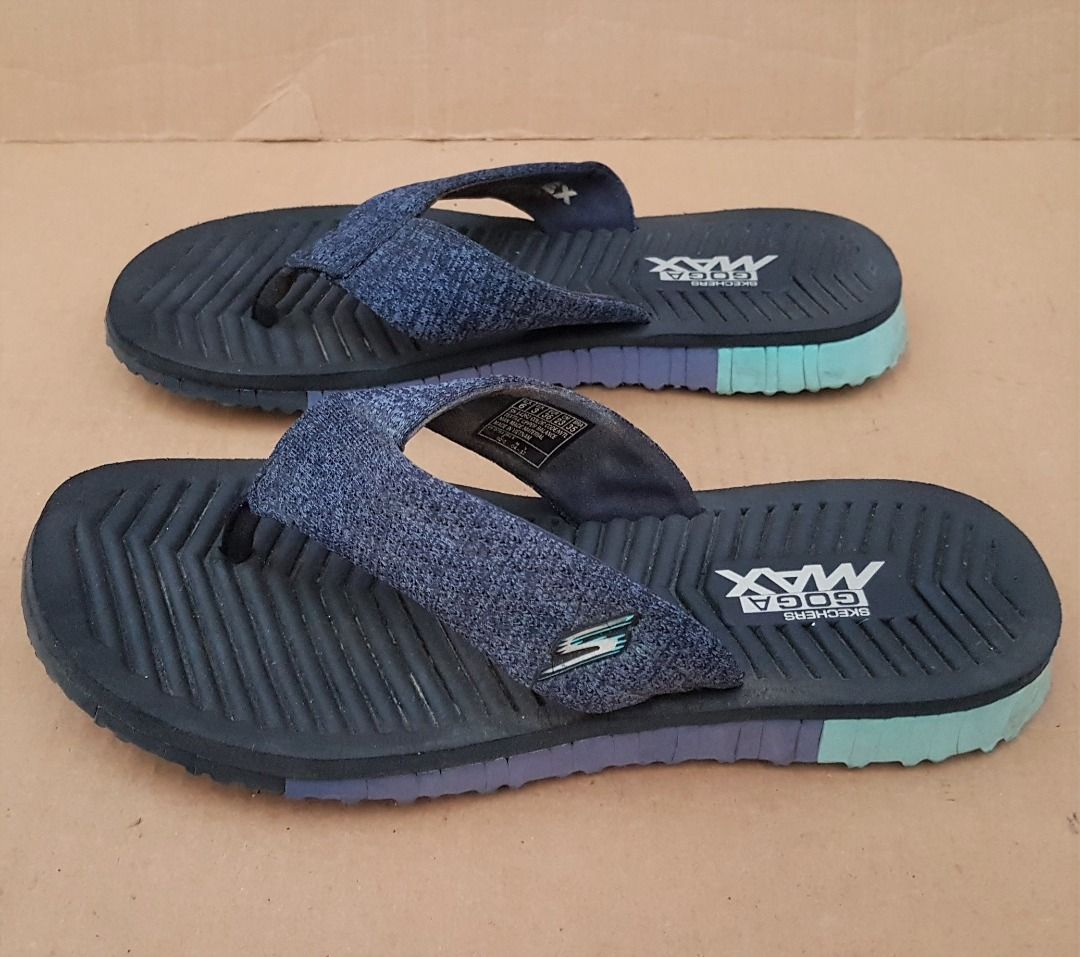 Skechers goga max flip flop shop