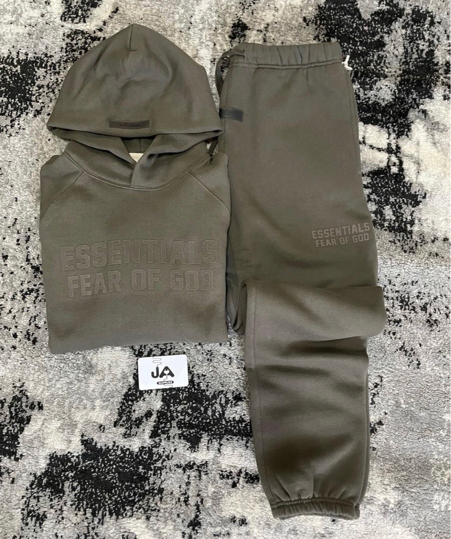 Fear of God Essentials Tracksuit, Men's Fashion, Coats, Jackets and ...
