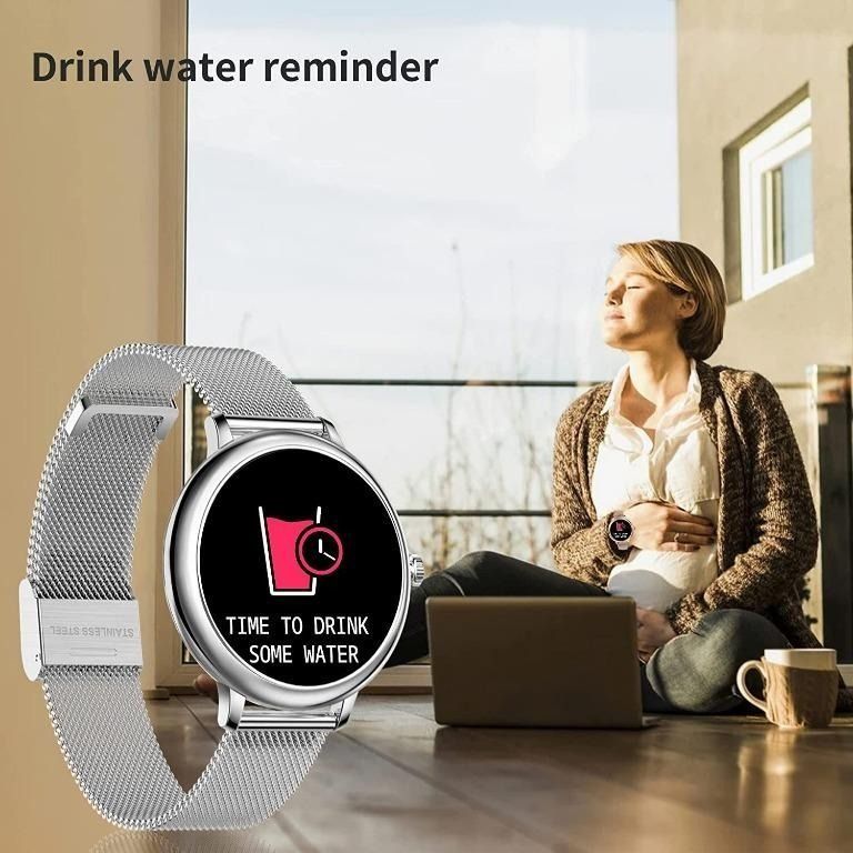 Fitness watch with water reminder best sale