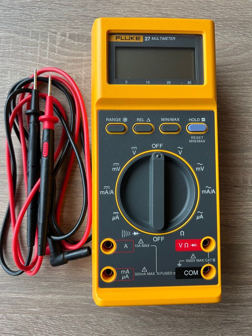 Fluke 27 萬用錶 他表 Multimeter 萬用表 他錶, 家庭電器, 轉插器及插頭 Carousell