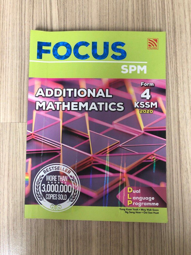 FOCUS Additional Mathematics Form 4 Addmaths, Hobbies & Toys, Books