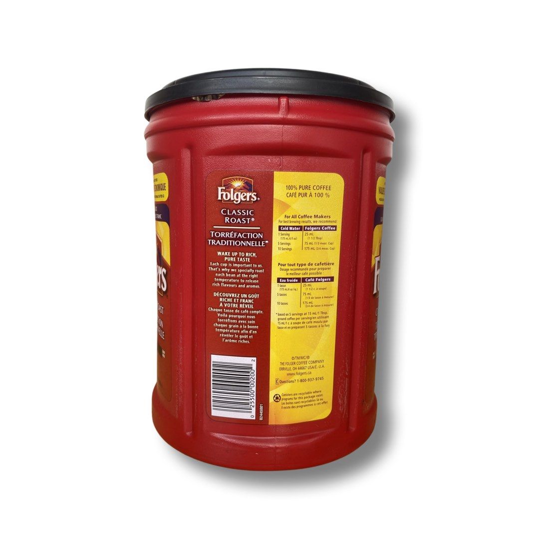 FOLGERS CLASSIC ROAST 1.36 KG, Food & Drinks, Beverages on ...