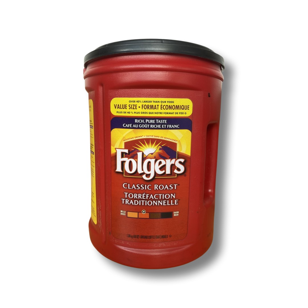 FOLGERS CLASSIC ROAST 1.36 KG, Food & Drinks, Beverages on ...