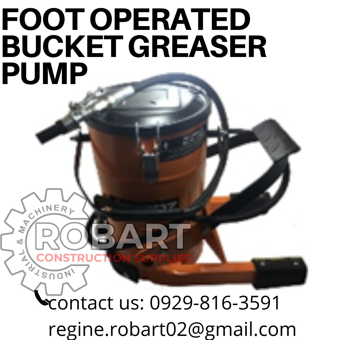 FOOT OPERATED BUCKET GREASER PUMP, Commercial & Industrial ...