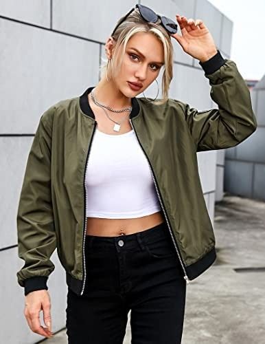 Green jacket women's forever 21 deals