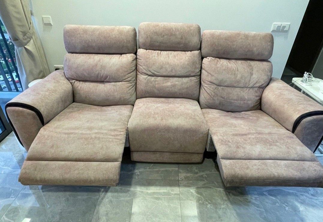 Free Delivery! Sofa set recliner, Furniture & Home Living, Furniture