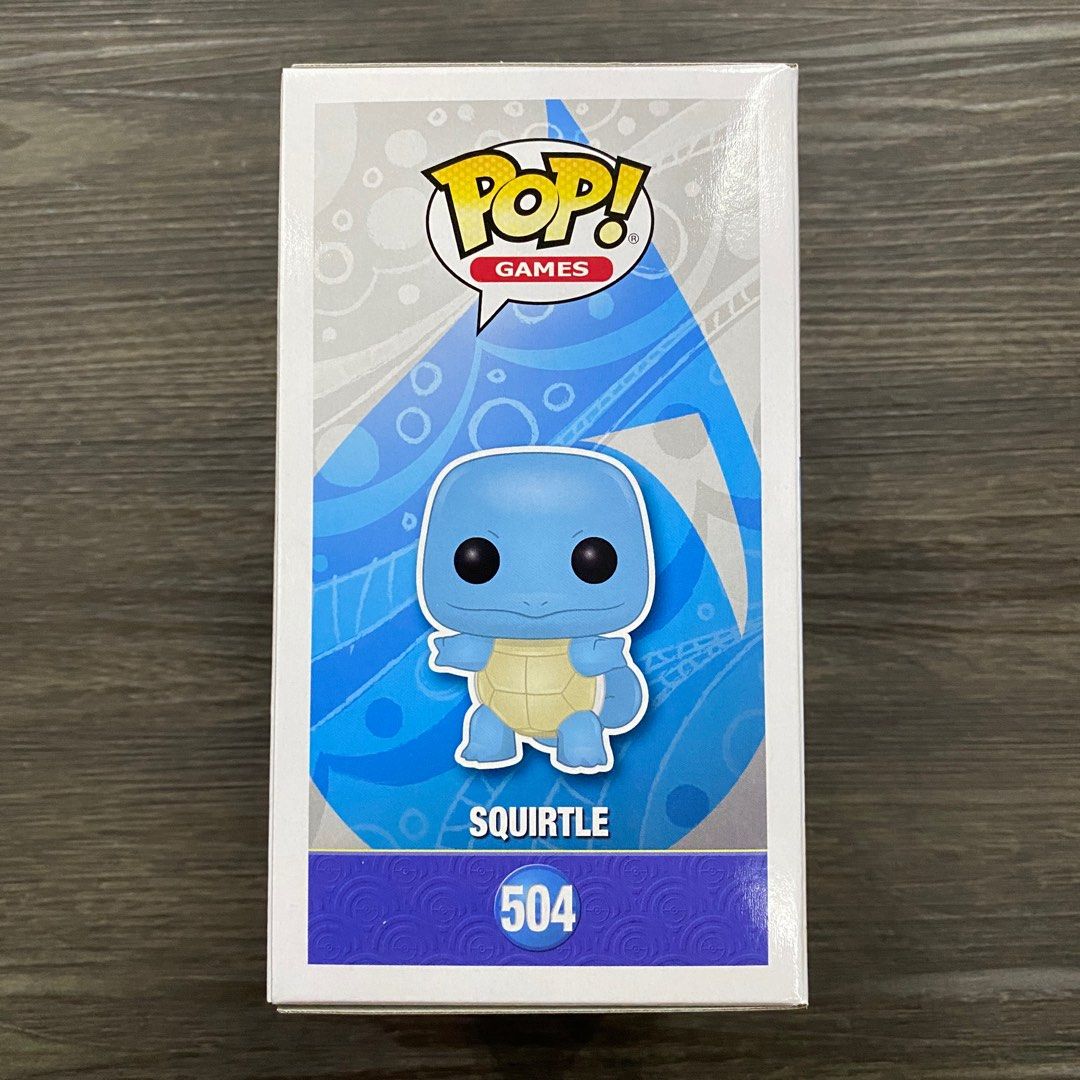 Funko Pop 504 Pokemon Squirtle (Diamond Glitter) [2021 Summer Convention Exclusive], Hobbies