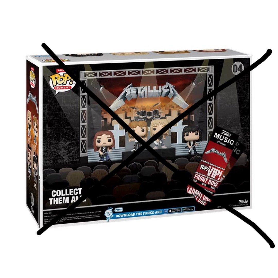 Funko Pop! Moment Deluxe: Metallica Master of Puppets Tour (1986