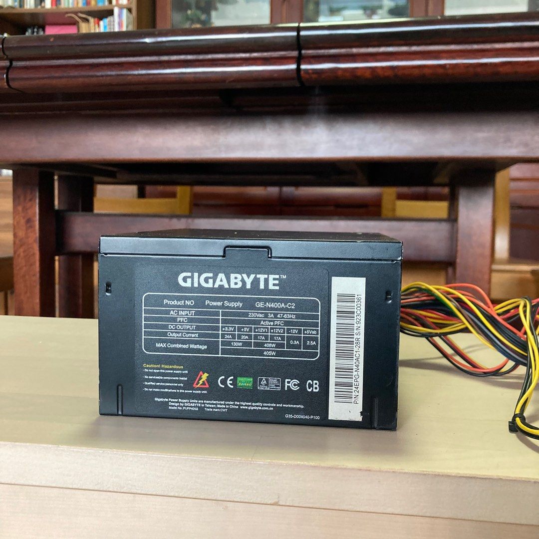 Gigabyte Power Supply (405 Watt), Computers & Tech, Parts & Accessories