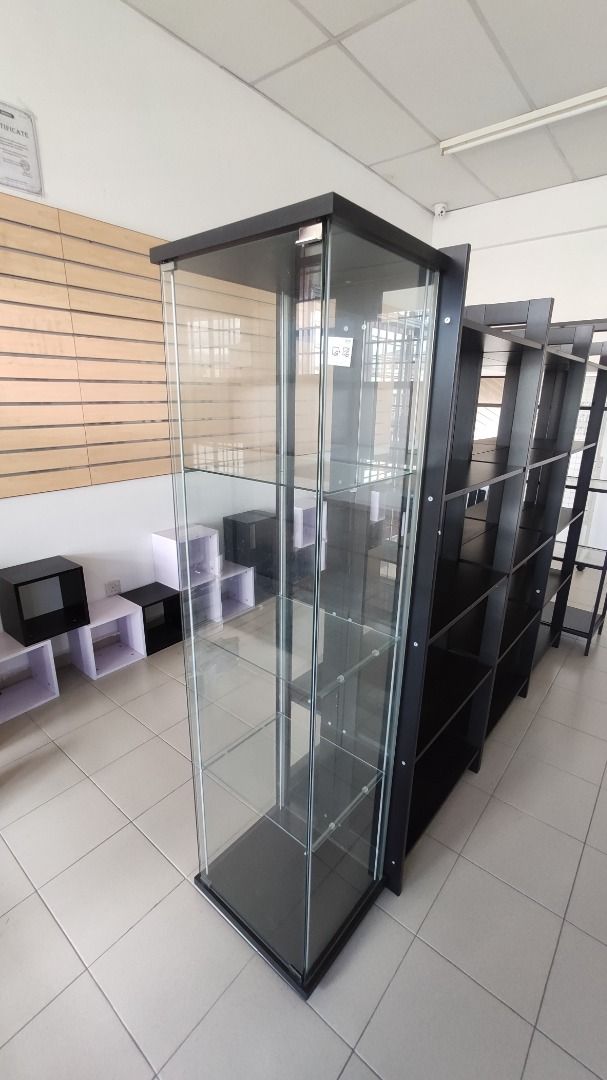 Glass Display Rack Shelves for Shop Office, Furniture