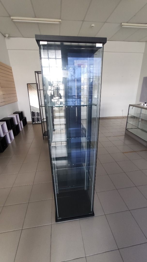 Glass Display Rack Shelves for Shop Office, Furniture