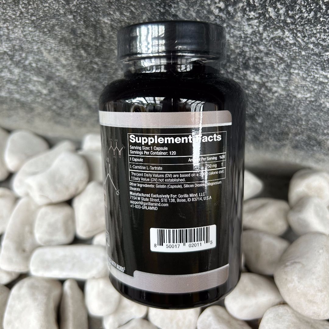 gorilla mind l carnitine Gorilla Mind® - Gorilla Mode Base Pre-Workout Formula - White Gummy Bear  (20 Servings) main image 0