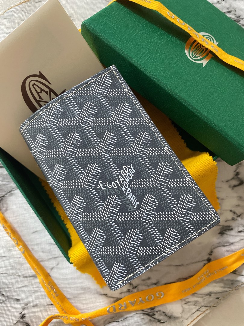 Goyard NEW Orange Grenelle Passport Holder at 1stDibs