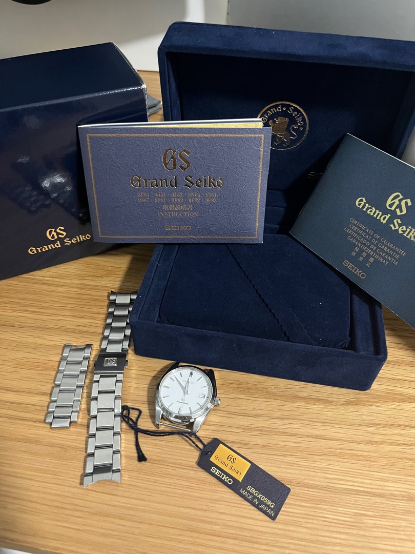 Grand Seiko SBGX059 full set, Luxury, Watches on Carousell