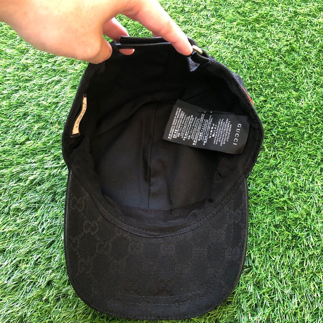 Gucci Rare Sherry Web Monogram GG Baseball Cap Hat