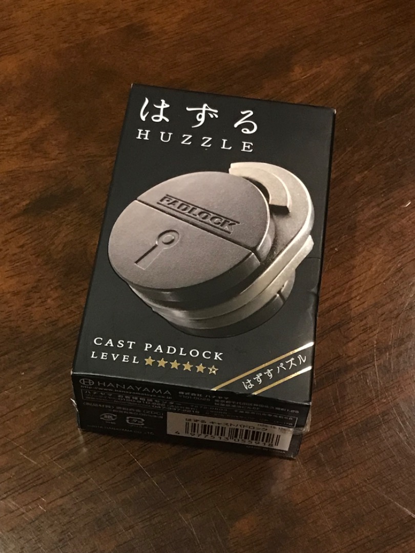 Hanayama Huzzle Cast Padlock Puzzle, Hobbies & Toys, Toys & Games on