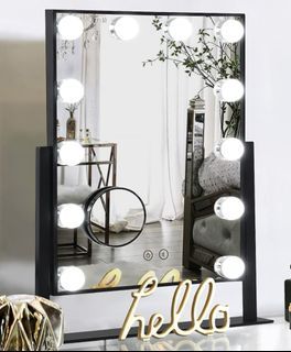 Hollywood Tabletop Vanity Mirror with Lights