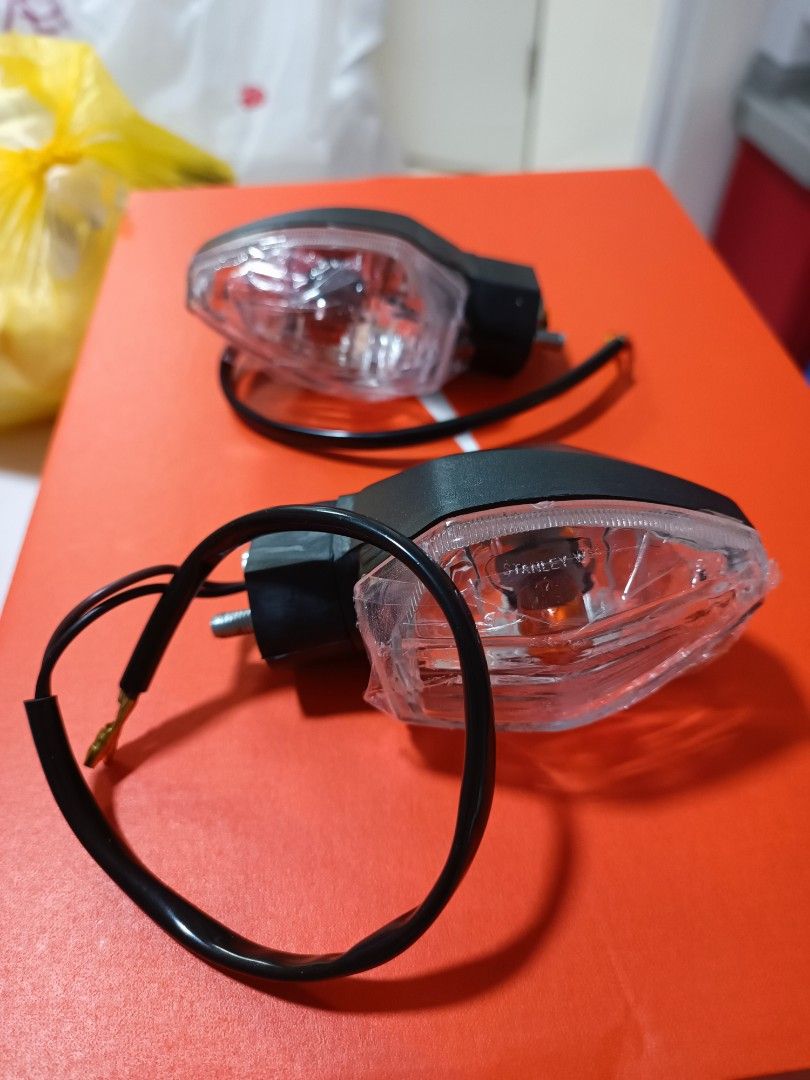 Honda RS150 Clear signal/blinker lights, Motorcycles, Motorcycle