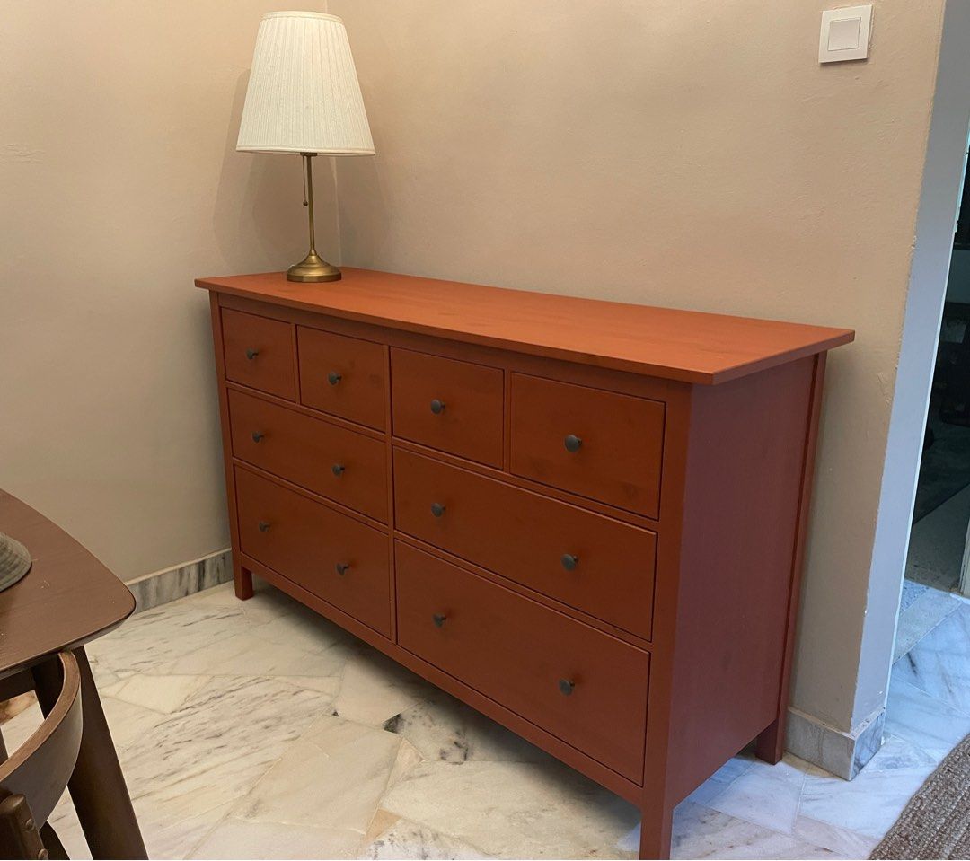 Ikea hemnes 8 drawer dresser used deals