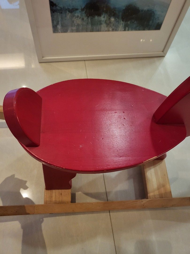 Ikea Ride On Ikea wooden ride on moose red, Babies & Kids, Baby Nursery