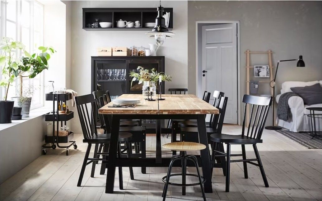 Ikea Skogsta Dining Table, Furniture & Home Living, Furniture, Tables