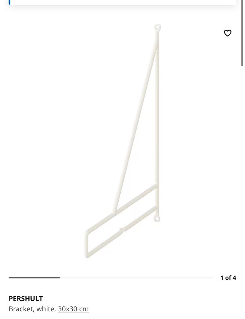 IKEA wall shelves and brackets, Furniture & Home Living, Furniture