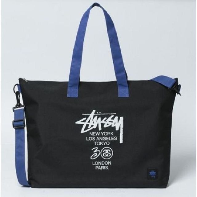 Stussy tote bag black cheap