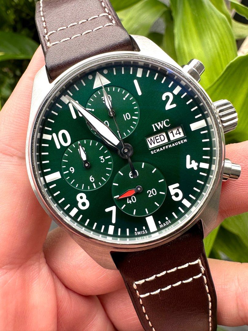 Iwc day shop date chronograph