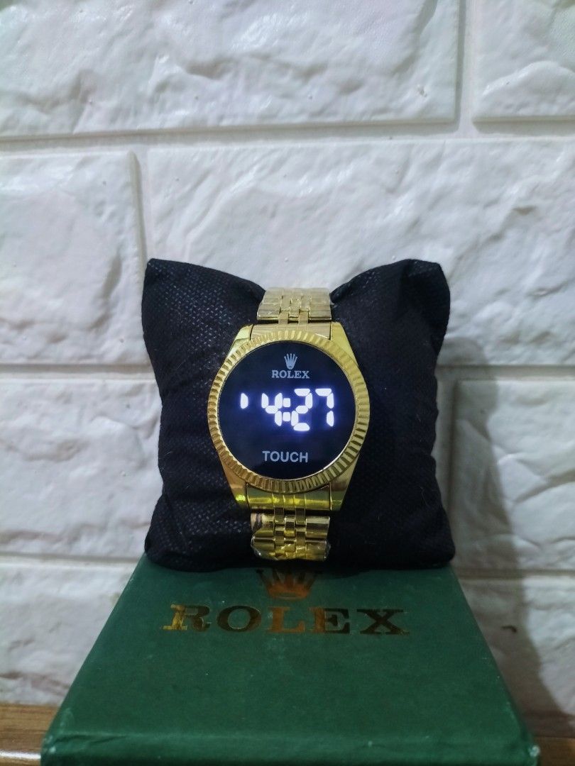 JAM TANGAN ROLEX TOUCH SECOND ORIGINAL FREE EMAS