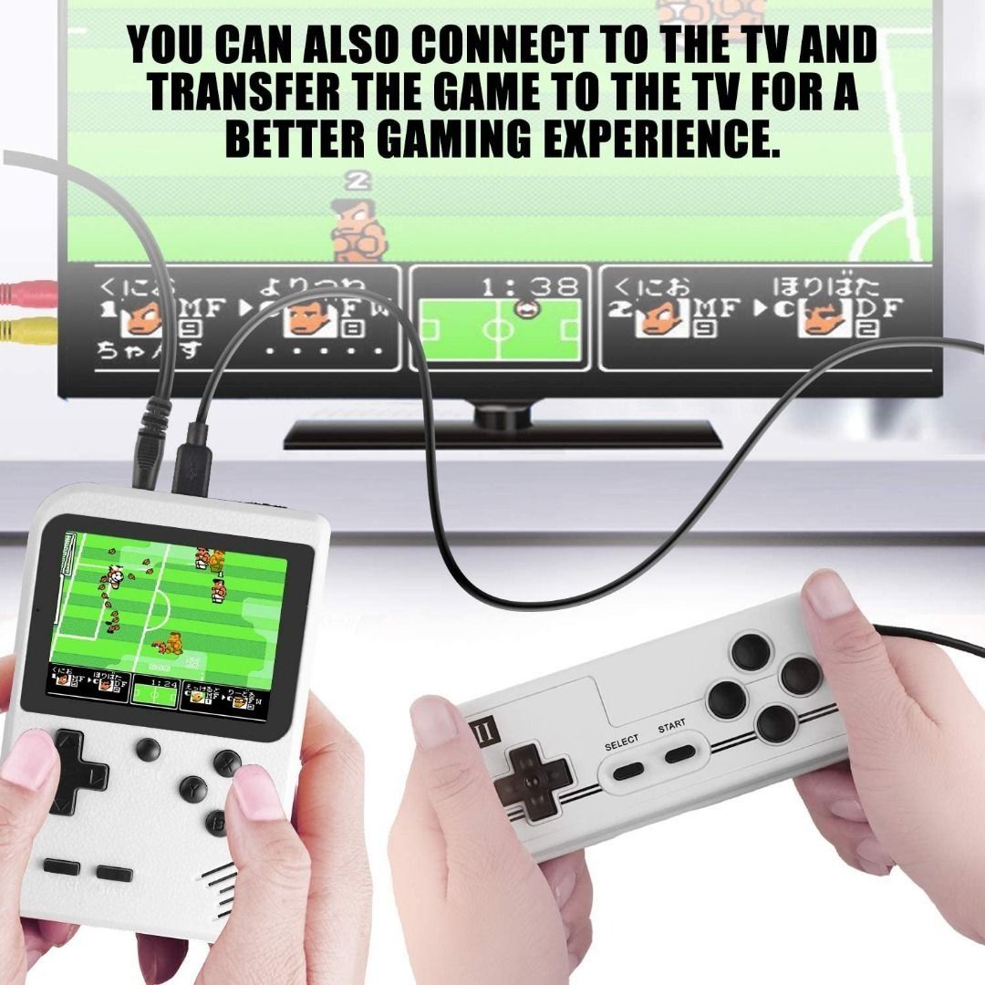 JAMSWALL Handheld Game Console 400 Classical FC Games 2.8 Inch