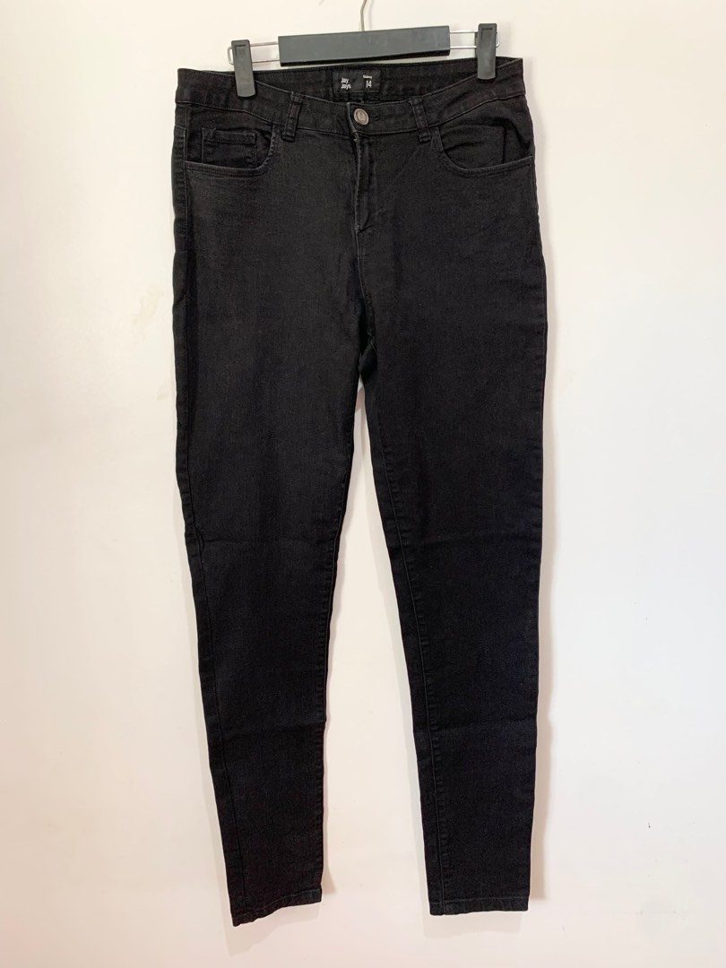 Jay Jays black highwaist skinny jeans, Women's Fashion, Bottoms, Jeans