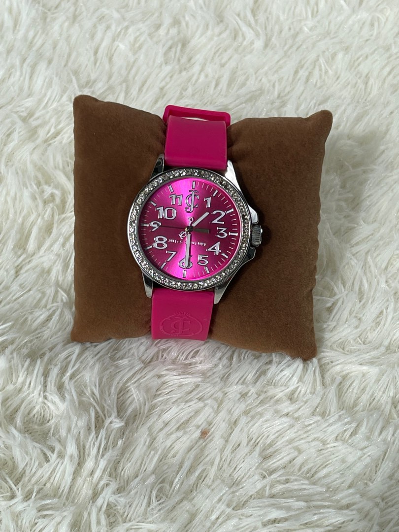 Juicy Couture Blue Plastic Dress Watch