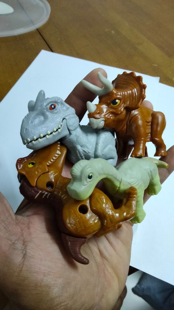 Jurassic World Dinosaur Figure From Mcdonalds, Hobbies & Toys, Toys & Games  On Carousell
